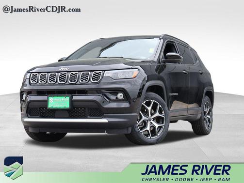Diamond Black Crystal Pearlcoat 2025 Jeep Compass Limited