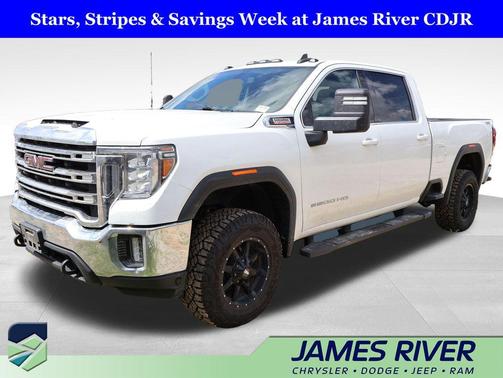 Summit White 2021 GMC Sierra 3500 SLE