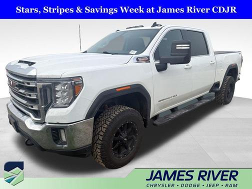 Summit White 2021 GMC Sierra 3500 SLE