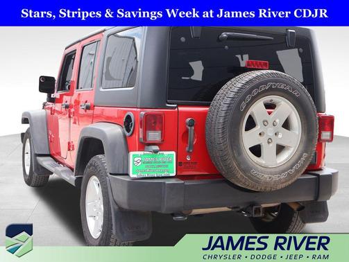 Flame Red Clearcoat 2012 Jeep Wrangler Unlimited Sport