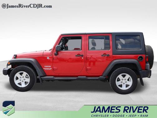 Flame Red Clearcoat 2012 Jeep Wrangler Unlimited Sport