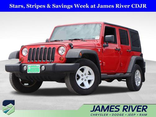 Flame Red Clearcoat 2012 Jeep Wrangler Unlimited Sport