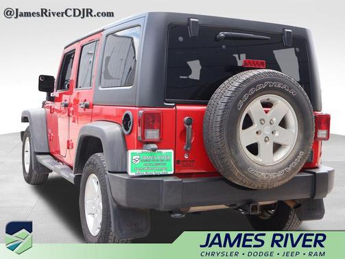 Flame Red Clearcoat 2012 Jeep Wrangler Unlimited Sport