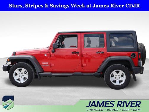 Flame Red Clearcoat 2012 Jeep Wrangler Unlimited Sport