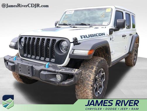 Bright White Clearcoat 2023 Jeep Wrangler 4xe Rubicon