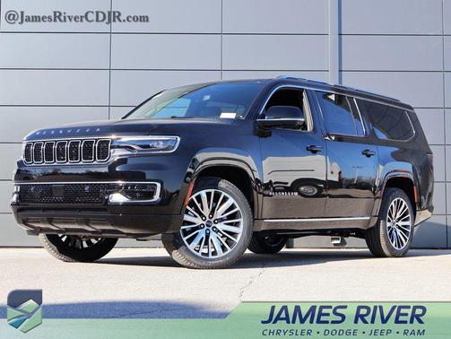 Diamond Black Crystal Pearlcoat 2025 Jeep Wagoneer L Series II Limited 4x4