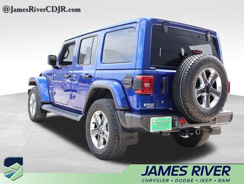 Ocean Blue Metallic Clearcoat 2020 Jeep Wrangler Unlimited Sahara
