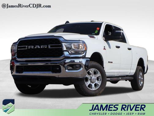 Bright White Clearcoat 2024 RAM 2500 Big Horn Crew Cab 4x4 6'4' Box