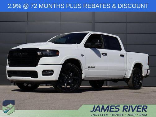 Bright White Clearcoat 2026 RAM 1500 Laramie