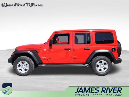 Firecracker Red Clearcoat 2021 Jeep Wrangler Unlimited Sport