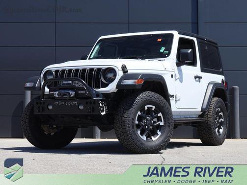 Bright White Clearcoat 2024 Jeep Wrangler Sport S