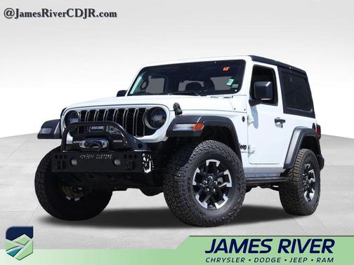 Bright White Clearcoat 2024 Jeep Wrangler Sport S