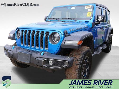 Hydro Blue Pearlcoat 2023 Jeep Wrangler 4xe Rubicon