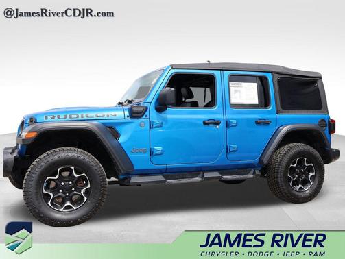 Hydro Blue Pearlcoat 2023 Jeep Wrangler 4xe Rubicon