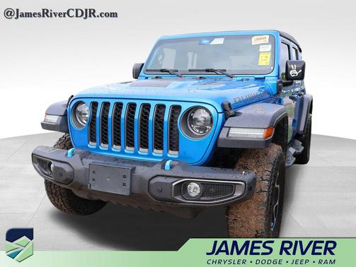 Hydro Blue Pearlcoat 2023 Jeep Wrangler 4xe Rubicon