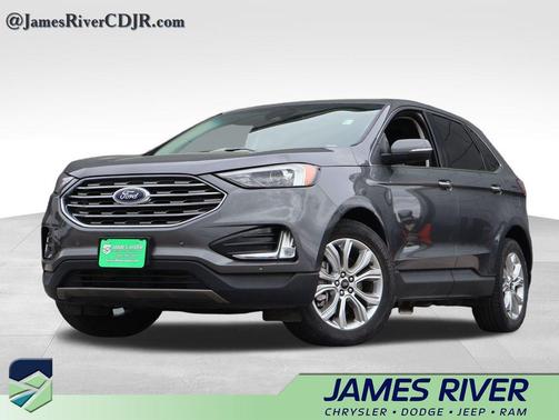 Carbonized Gray Metallic 2024 Ford Edge Titanium