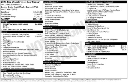 Granite Crystal Metallic Clearcoat 2023 Jeep Wrangler 4xe Rubicon