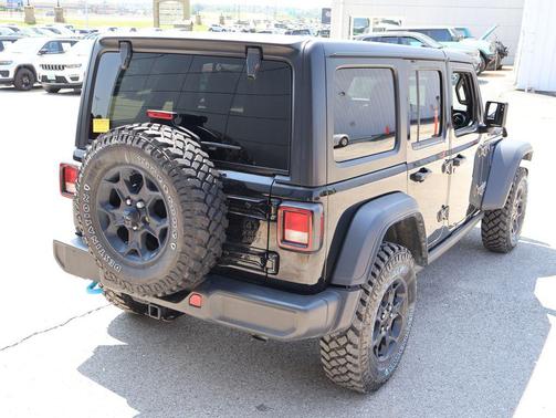 Black Clearcoat 2023 Jeep Wrangler 4xe Willys