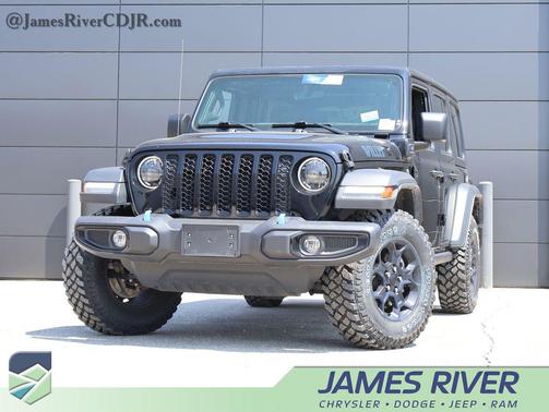 Black Clearcoat 2023 Jeep Wrangler 4xe Willys