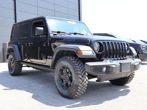 Black Clearcoat 2023 Jeep Wrangler 4xe Willys