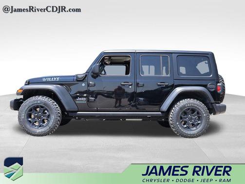 Black Clearcoat 2023 Jeep Wrangler 4xe Willys