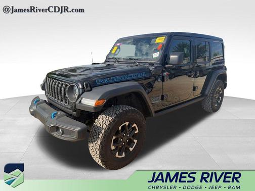 Black Clearcoat 2025 Jeep Wrangler 4xe Rubicon
