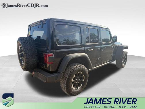 Black Clearcoat 2025 Jeep Wrangler 4xe Rubicon