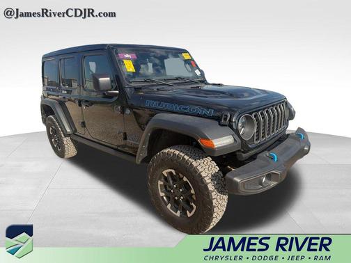 Black Clearcoat 2025 Jeep Wrangler 4xe Rubicon