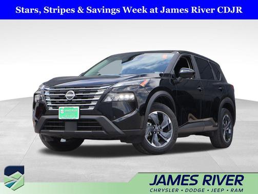 Super Black 2025 Nissan Rogue SV