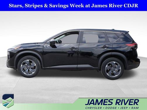 Super Black 2025 Nissan Rogue SV
