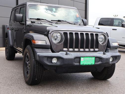 Granite Crystal Metallic Clearcoat 2018 Jeep Wrangler Unlimited Sport