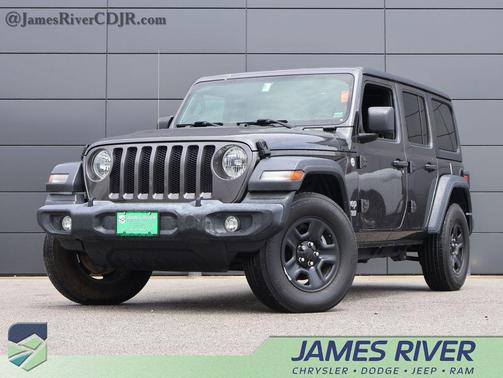 Granite Crystal Metallic Clearcoat 2018 Jeep Wrangler Unlimited Sport