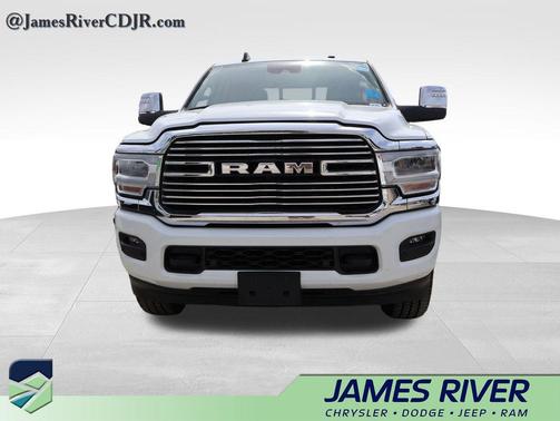Bright White Clearcoat 2024 RAM 2500 Laramie Crew Cab 4x4 6'4' Box