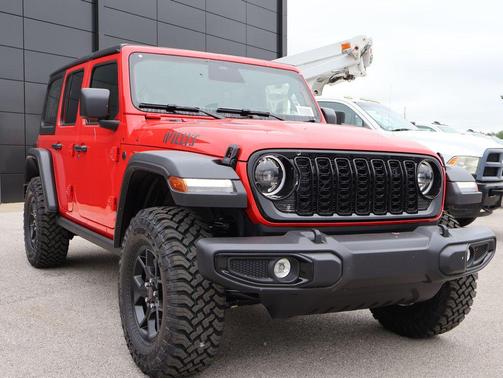 Firecracker Red Clearcoat 2026 Jeep Wrangler Willys