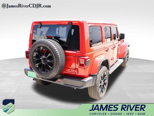 Firecracker Red Clearcoat 2025 Jeep Wrangler 4xe Sahara