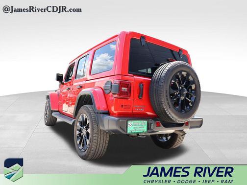 Firecracker Red Clearcoat 2025 Jeep Wrangler 4xe Sahara