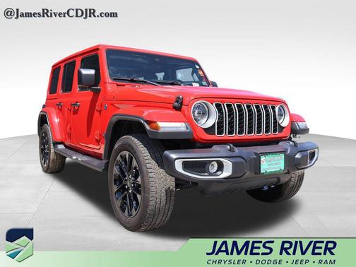 Firecracker Red Clearcoat 2025 Jeep Wrangler 4xe Sahara