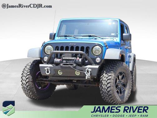 Hydro Blue Pearl Coat 2014 Jeep Wrangler Unlimited Sport