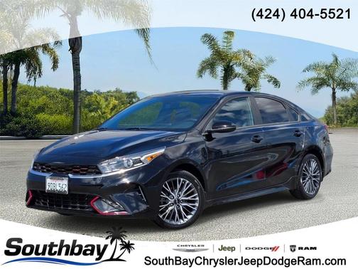Aurora Black 2023 Kia Forte GT-Line