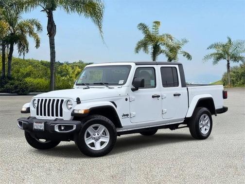Bright White Clearcoat 2022 Jeep Gladiator Sport S