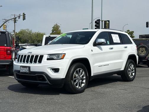 Bright White Clearcoat 2015 Jeep Grand Cherokee Limited