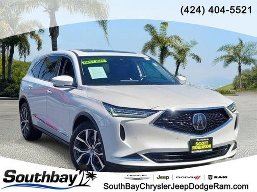 Platinum White Pearl 2024 Acura MDX Technology Package
