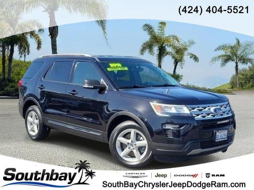 Agate Black Metallic 2019 Ford Explorer XLT