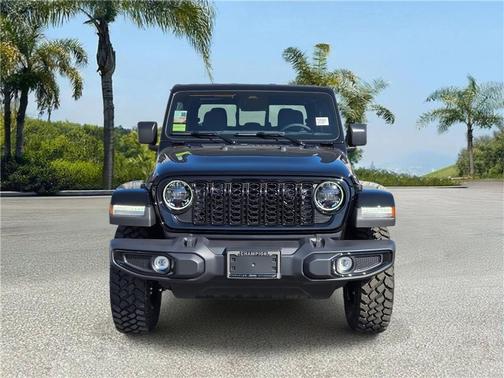 Black Clearcoat 2026 Jeep Gladiator Willys 4x4