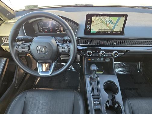 Platinum White Pearl 2024 Honda Civic Sport Touring