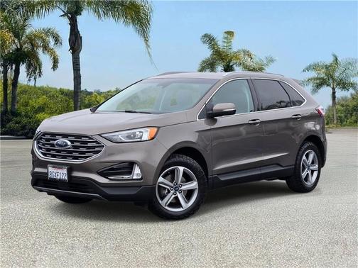 Stone Gray Metallic 2019 Ford Edge SEL