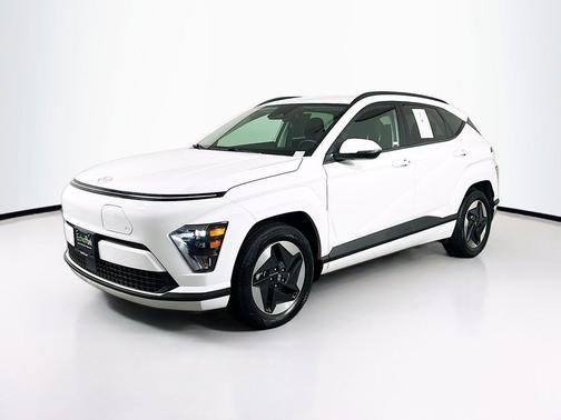 Atlas White 2024 Hyundai KONA EV SEL