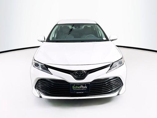Super White 2019 Toyota Camry LE