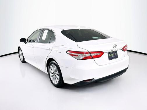 Super White 2019 Toyota Camry LE