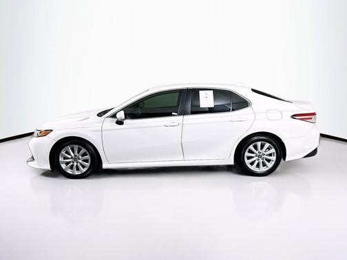 Super White 2019 Toyota Camry LE